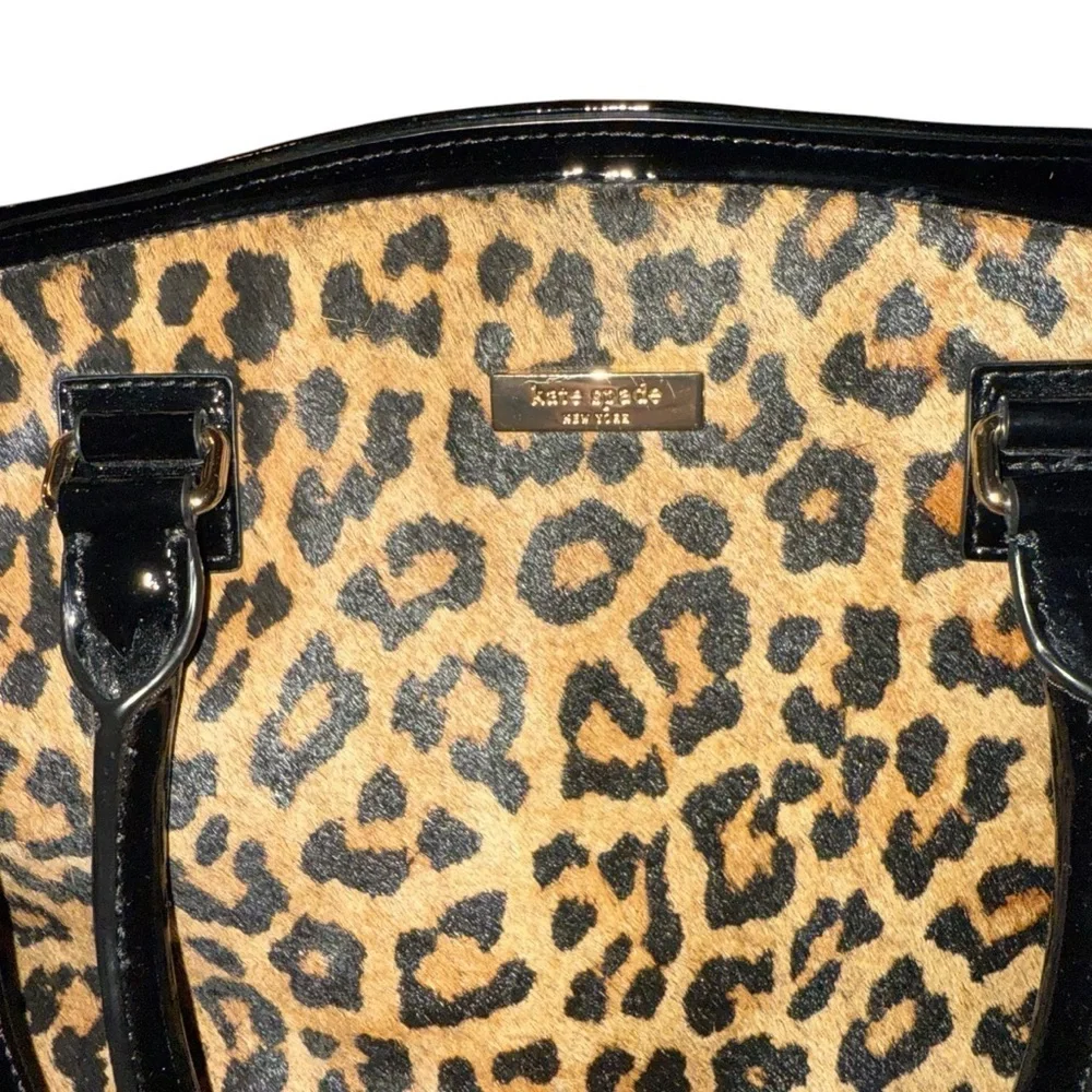 Kate Spade Rare Leopard Hair Calf Purse